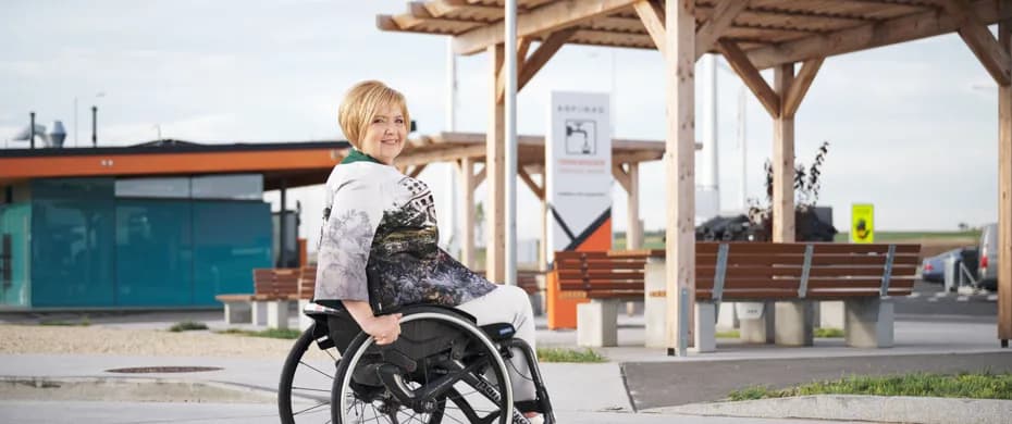 Barrierefreiheit entlang der Autobahn